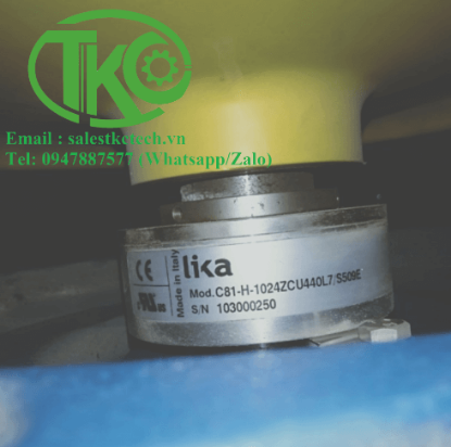Picture of Encoder C81-H4-01024-ZCU-40-VT-RL070/S509E Lika C81-H-1024ZCU440L7/S509E    