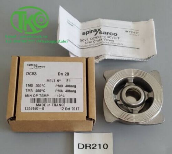 Picture of Van một chiều DCV3 Spirax Sarco DCV10