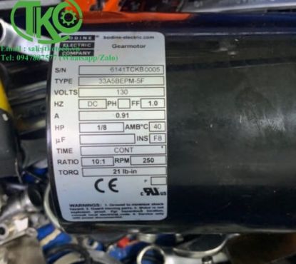 Picture of Gear Motor Bodine 33A5BEPM-5F