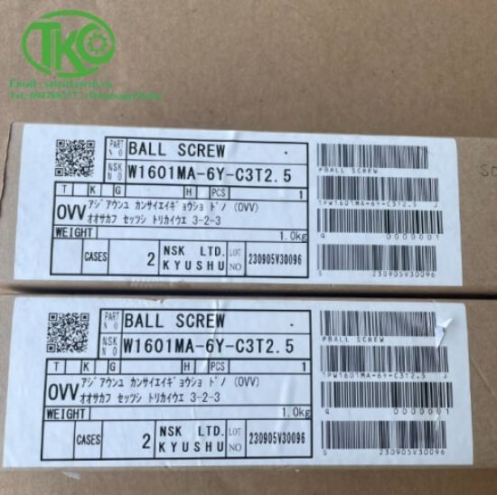 Picture of Ball Screw NSK W1601MA-6Y-C3T2.5