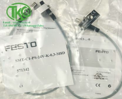 Picture of Cảm biến Festo SMT-C1-PS-24V-K-0,3-M8D