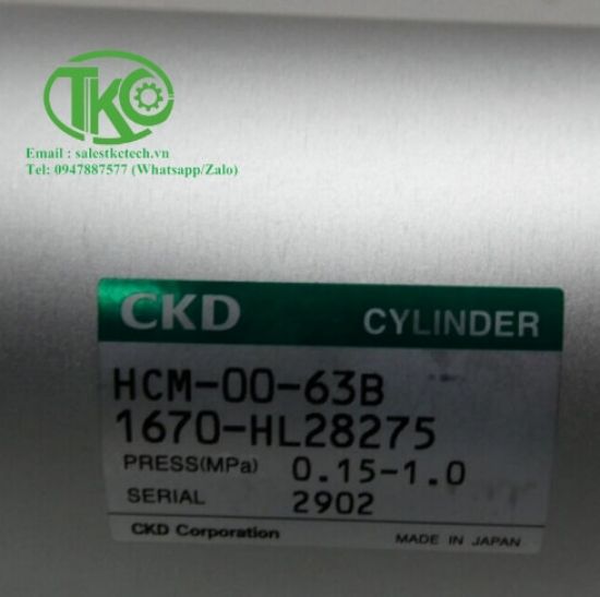 Picture of Xi lanh CKD HCM-00-63B-1670-HL28275
