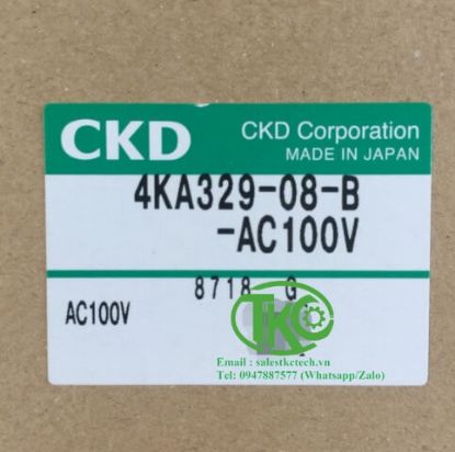 Picture of Van solenoid CKD 4KA329-B-08-AC100V