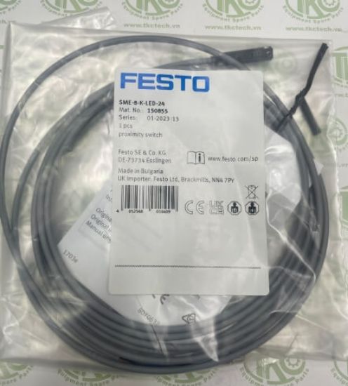 Picture of Cảm Biến SME-10M-DS-24V-E-0,3-L-M8D (551367) Festo SME-8-K-LED-24 (150855)