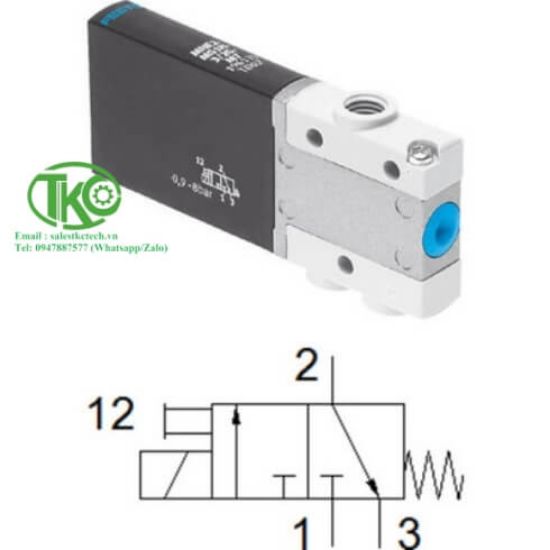 Picture of Festo MHA3-M1H-3/2G-3-K Festo MHE2-M2H-5/2-M7-K0.55-CS