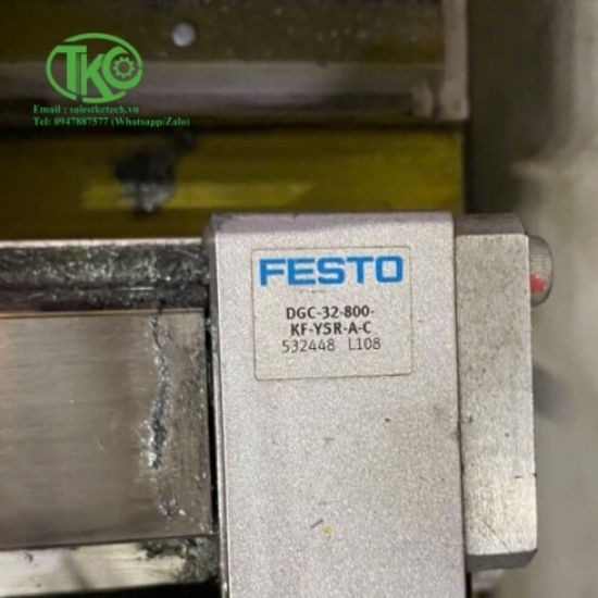 Picture of Xi lanh trượt DGC-32-800-KF-YSR-A-C Festo DGC-40-1100-G-PPV-A