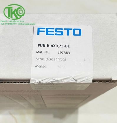 Picture of Ống khí nén Phi 4 Festo PUN-H-4X0,75-BL