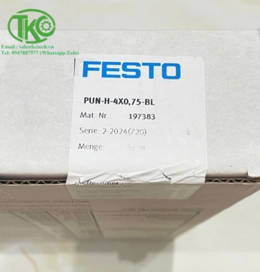 Picture of Ống khí nén Phi 4 Festo PUN-H-4X0,75-BL