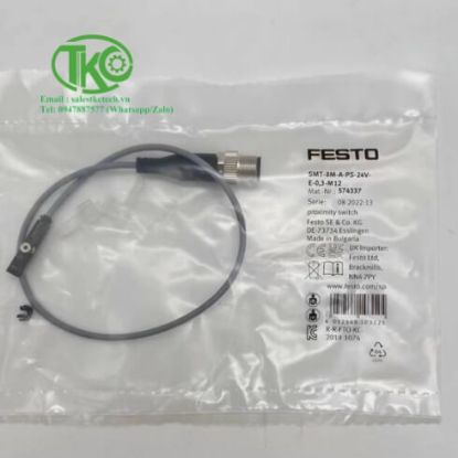 Picture of Cảm biến Festo SMT-8M-A-PS-24V-E-0,3-M12 (574337)