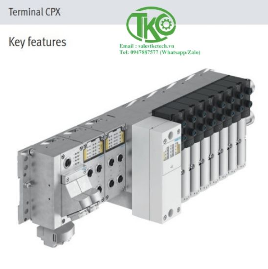 Picture of Cụm van CPX-FB13 Festo CPX-GE-EV-S Festo MPA-FB-VI