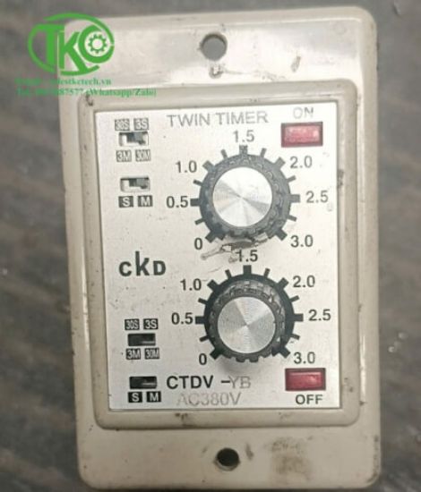 Picture of  Rờ le CKD CTDV-YB AC380V CKD MSSD-L-12-10