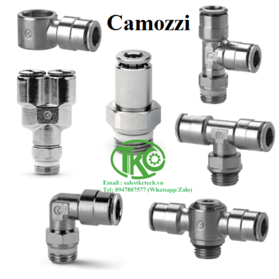 Picture of Nối khí P6520 04-04 Camozzi 7580 04-00 Camozzi P6430 06-04